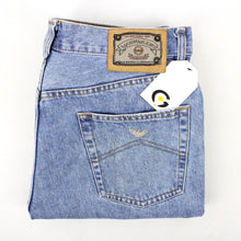 Load image into Gallery viewer, Mens ARMANI 90s True Blue Jeans Light Blue | W36 L32
