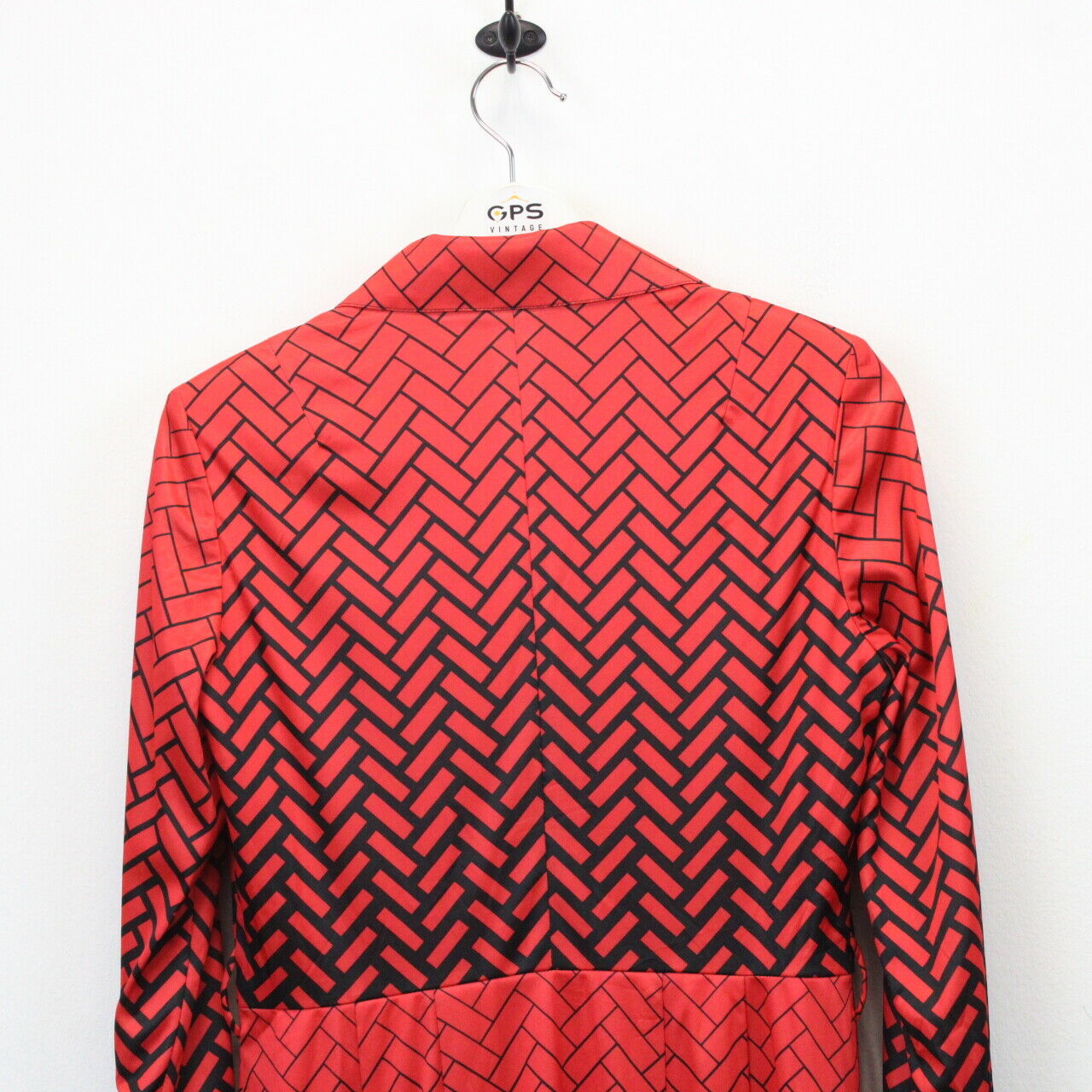 Womens 90s Dress Red | Small