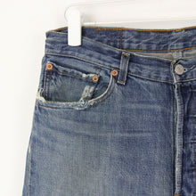 Load image into Gallery viewer, Mens LEVIS 501 Jeans Mid Blue | W33 L34
