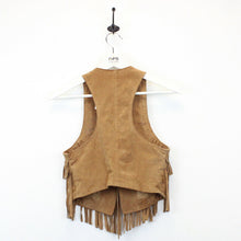 Load image into Gallery viewer, Womens 90s Suede Western Vest Brown | XS
