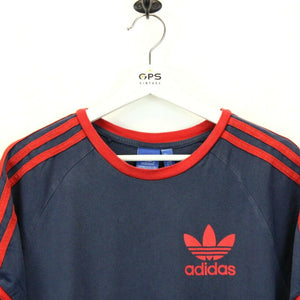 ADIDAS ORIGINALS T-Shirt Navy Blue | Large