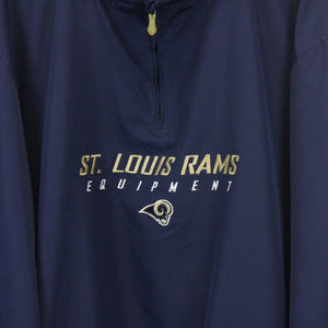 NFL REEBOK St. Louis RAMS 1/4 Zip Jacket | XL