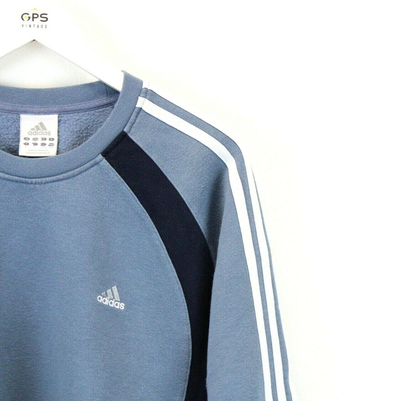 ADIDAS 00s Sweatshirt Blue | Large