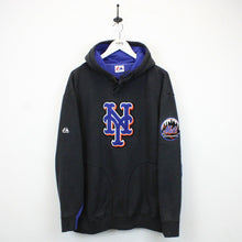 Load image into Gallery viewer, MLB 90s New York METS Hoodie Black | XL
