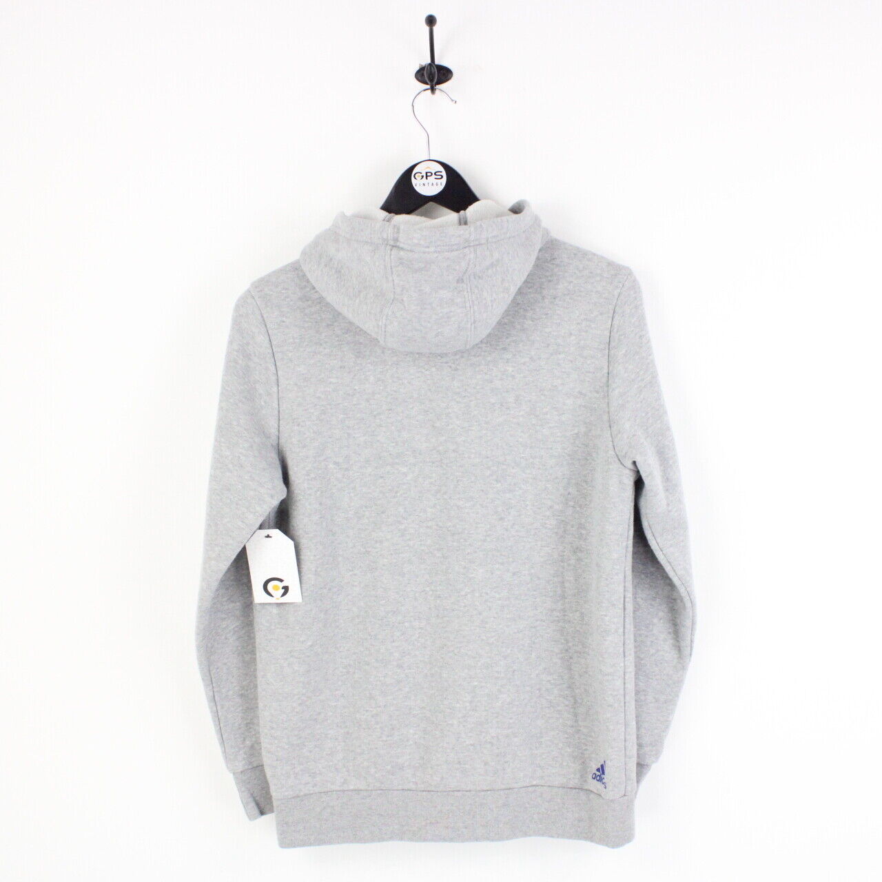 Womens ADIDAS Hoodie Grey | Small