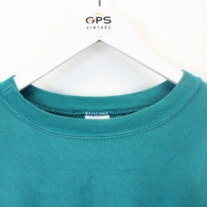 CHAMPION 90s Sweatshirt Green | XL