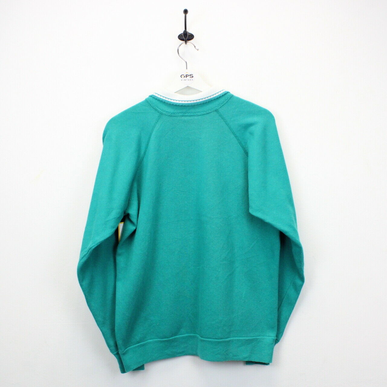 Womens 90s Christmas Sweatshirt Green | Large