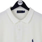 Mens RALPH LAUREN Polo Shirt White | XL