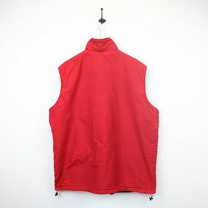 FILA 90s Fleece Gilet Red Black | XXL