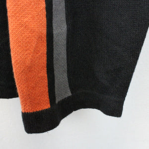 HARLEY DAVIDSON 00s 1/4 Zip Knit Sweatshirt Black | XL