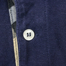 Load image into Gallery viewer, BURBERRY Polo Shirt Navy Blue | Large
