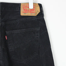 Load image into Gallery viewer, Mens LEVIS 501 Jeans Black Charcoal | W33 L32
