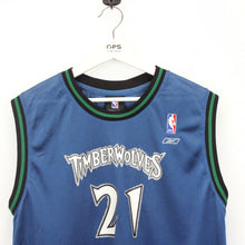 Load image into Gallery viewer, NBA REEBOK 90s Minnesota TIMBERWOLVES Jersey Blue | Small

