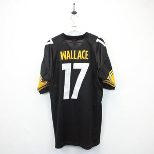 NFL REEBOK 00s Pittsburgh STEELERS Jersey Black | Large