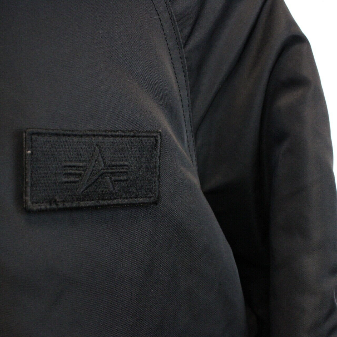 Womens ALPHA INDUSTRIES Flight Jacket Black | Medium