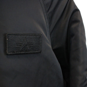 Womens ALPHA INDUSTRIES Flight Jacket Black | Medium