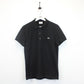 LACOSTE Polo Shirt Black | Small