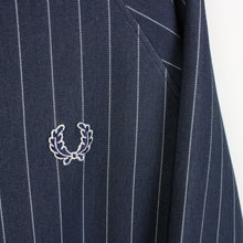 Load image into Gallery viewer, Mens FRED PERRY 90s Track Top Navy Blue | Large
