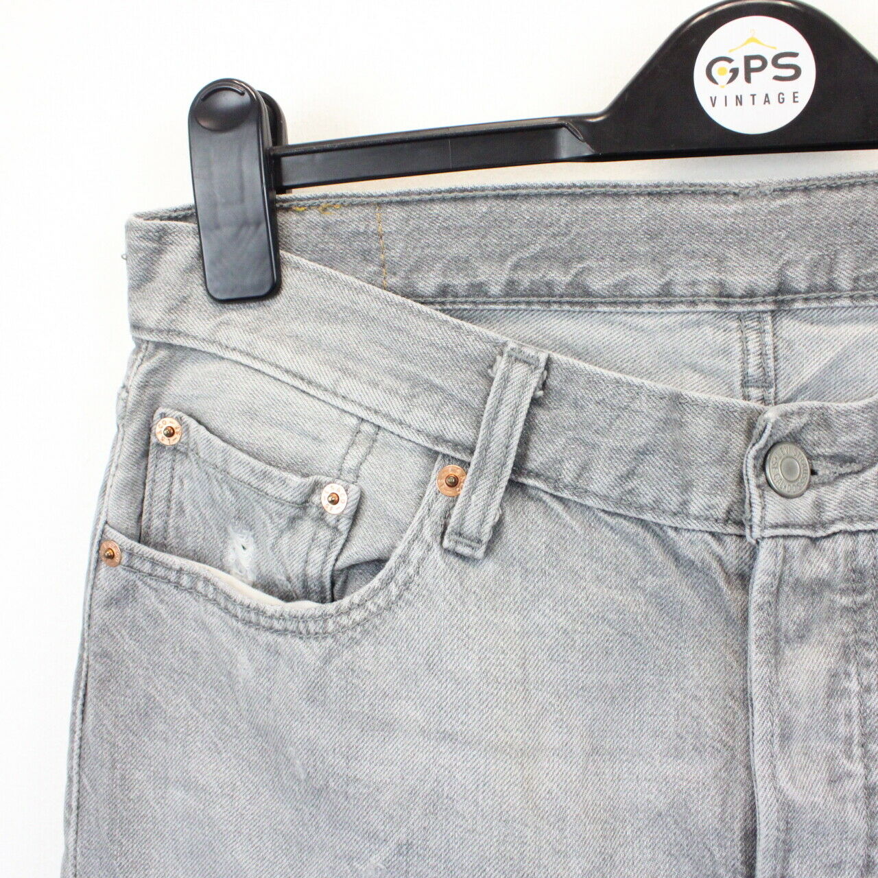LEVIS 501 CT Jeans Grey Charcoal | W33 L30