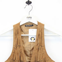 Load image into Gallery viewer, Womens 90s Suede Western Vest Brown | XS

