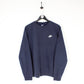 NIKE Sweatshirt Navy Blue | Medium