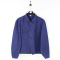 Mens Worker Chore Jacket Navy Blue | XS