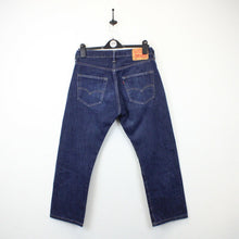 Load image into Gallery viewer, Womens LEVIS 501 Jeans Dark Blue | W32 L26
