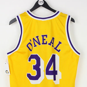 Mens NBA CHAMPION 00s LA LAKERS Jersey Gold | Large
