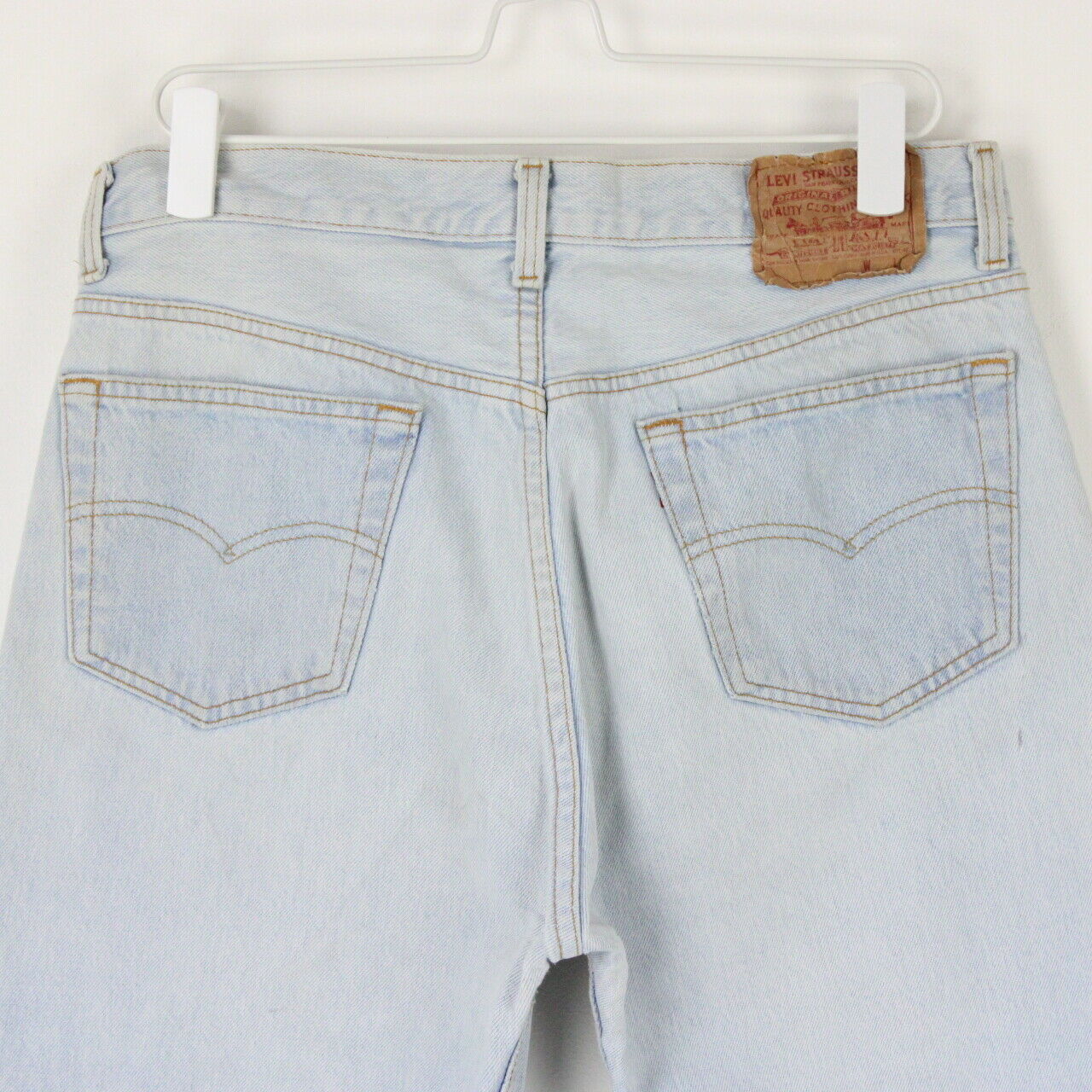 Mens LEVIS 501 Jeans Light Blue | W32 L32