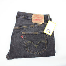 Load image into Gallery viewer, LEVIS 501 Jeans Black Charcoal | W38 L28
