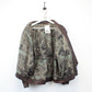 Womens 80s Leather Jacket Brown | Large