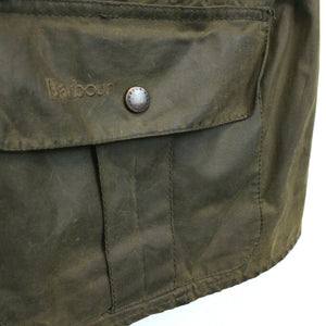 Womens BARBOUR Amelia Waxed Jacket Green | UK 20