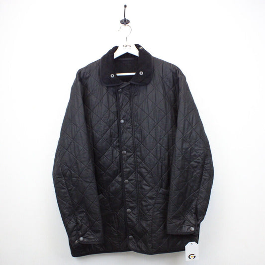 BARBOUR Duracotton Polarquilt Jacket Black | Medium