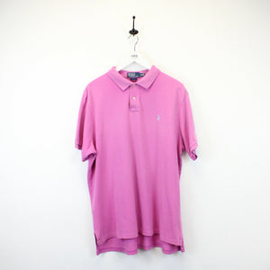 RALPH LAUREN Polo Shirt Pink | XXL