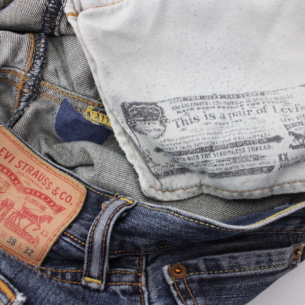 LEVIS 501 Jeans Mid Blue | W38 L32