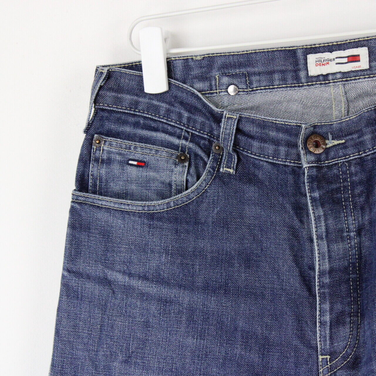 Mens TOMMY HILFIGER Brooklyn Jeans Mid Blue | W34 L32