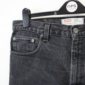 LEVIS 517 Jeans Black Charcoal | W36 L32