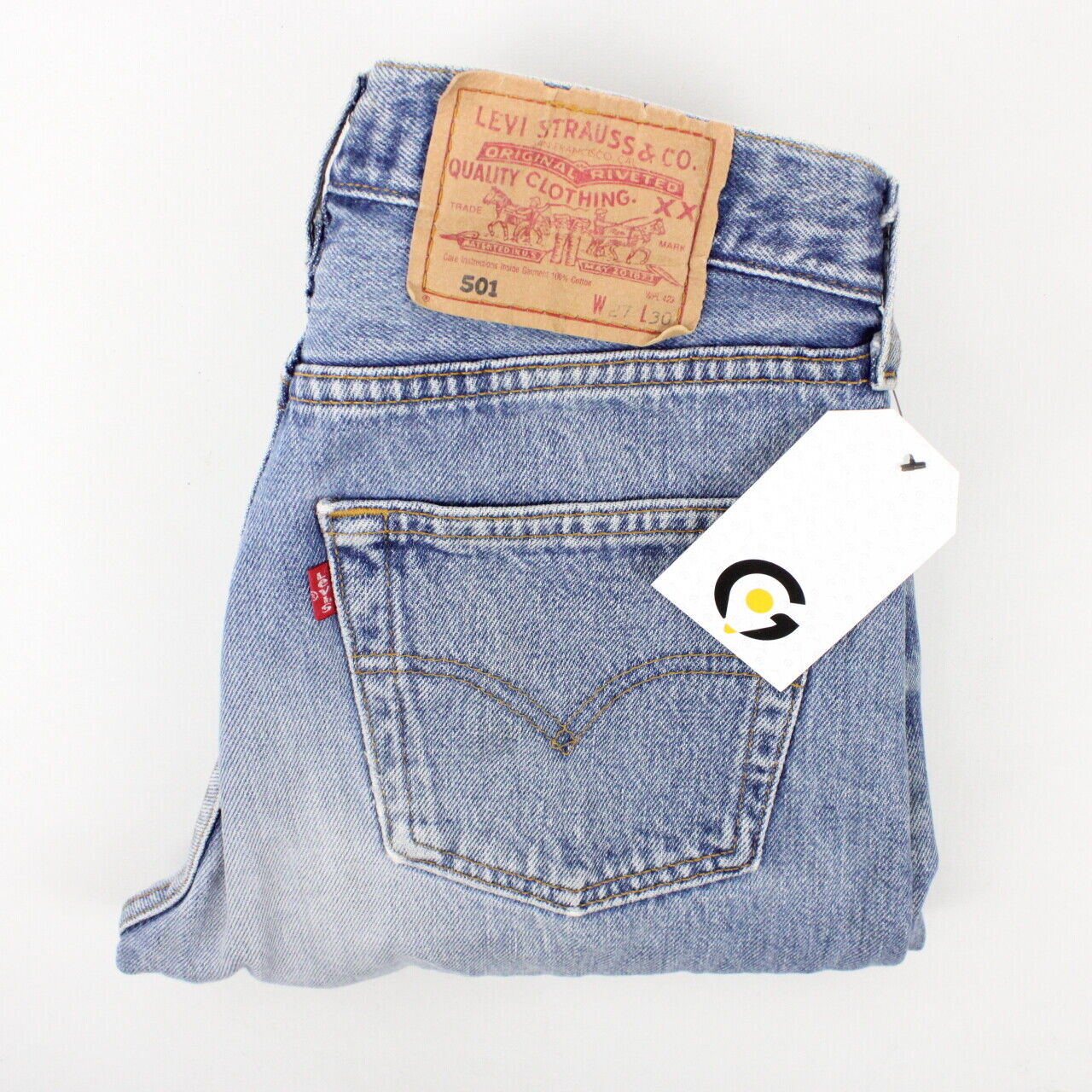 Womens LEVIS 501 Jeans Mid Blue | W27 L30