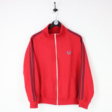 Load image into Gallery viewer, Mens FRED PERRY 90s Track Top Red | Medium
