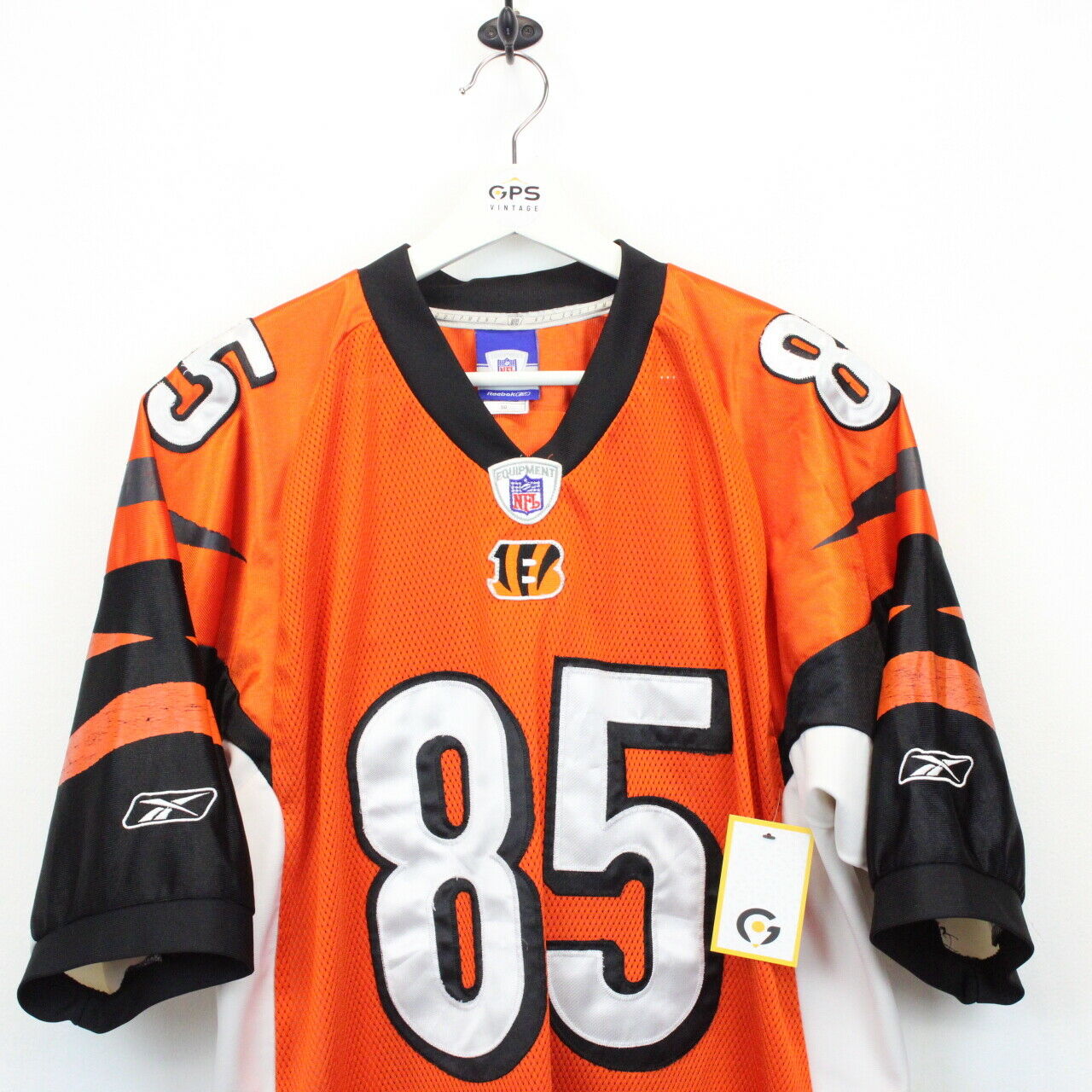 NFL REEBOK 00s Cincinnati BENGALS Jersey Orange | XL