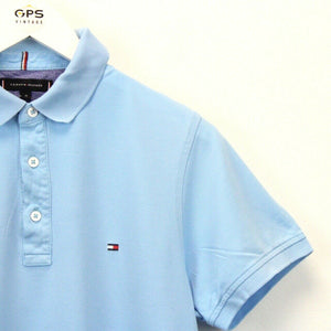 TOMMY HILFIGER Polo Shirt Blue | Medium