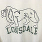 LONSDALE 00s Sweatshirt Beige | Large