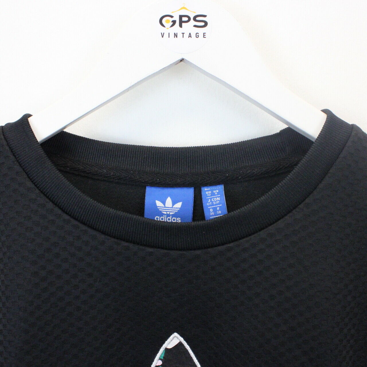 Womens ADIDAS ORIGINALS Sweatshirt Black | Small