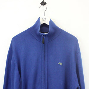 LACOSTE Knit Jumper Blue | XXL