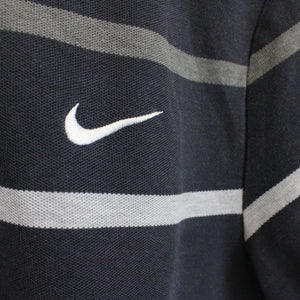 Vintage NIKE Polo Shirt Black | Small