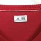 ADIDAS Knit Sweatshirt Red | Large