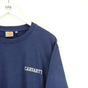CARHARTT 00s Sweatshirt Blue | Large