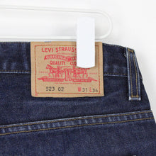 Load image into Gallery viewer, Mens LEVIS 523 Jeans Dark Blue | W31 L34
