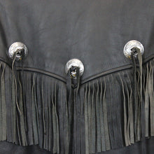 Load image into Gallery viewer, Womens 90s Leather Western Jacket Black | XL
