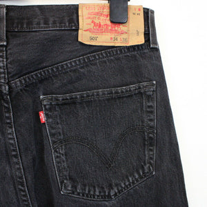 LEVIS 501 Jeans Black Charcoal | W34 L32